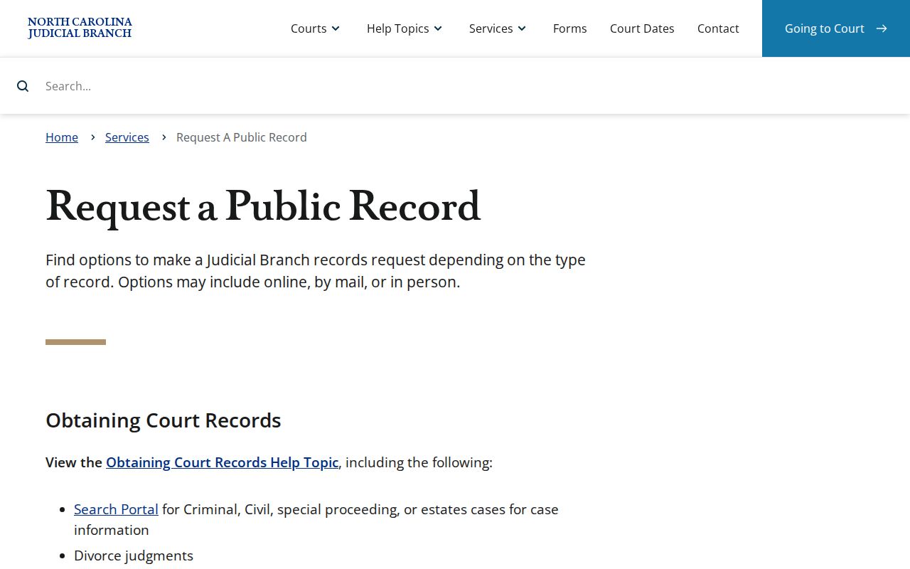Madison County court record search Judicial Branch public records route