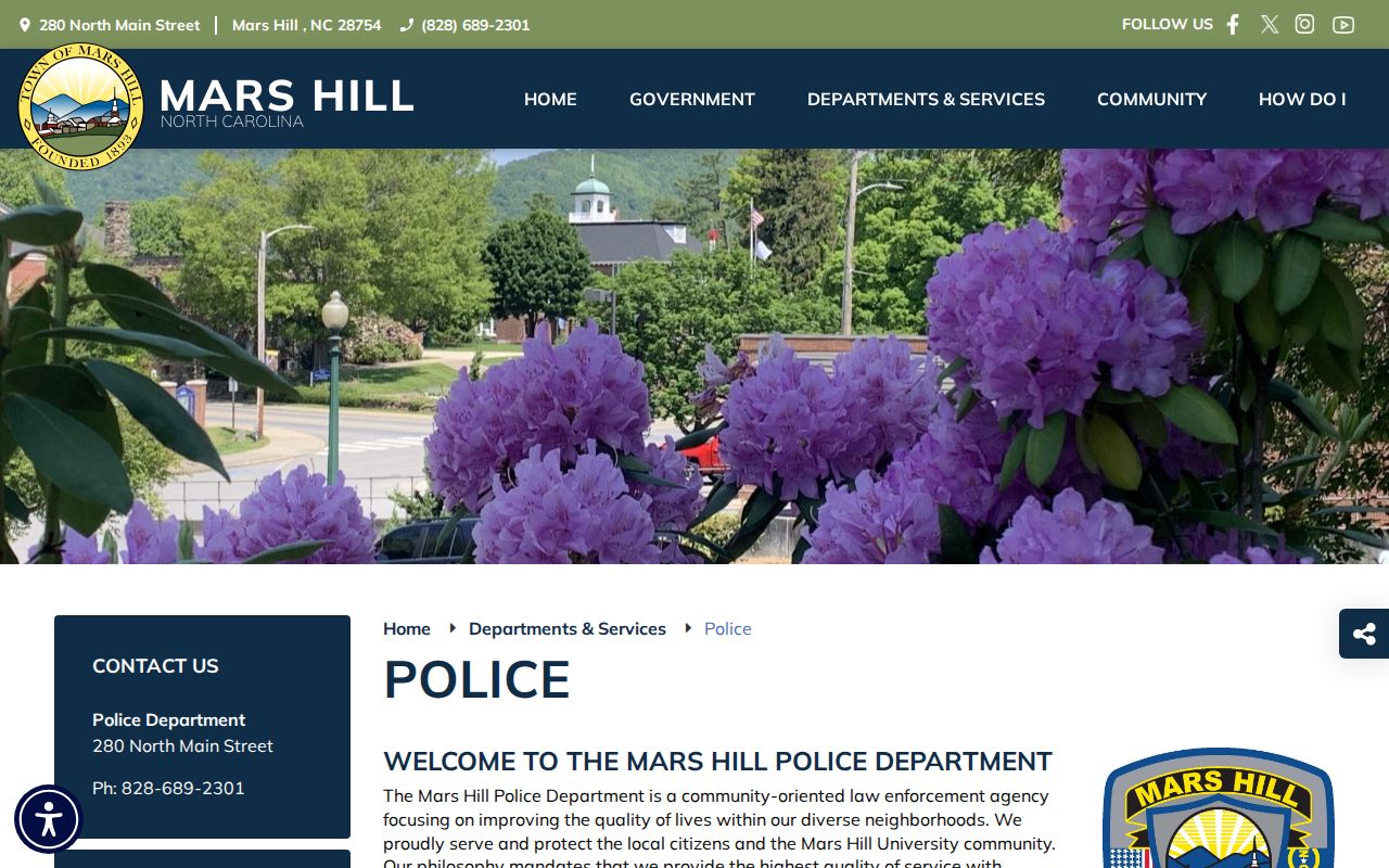 Mars Hill court docket enforcement context from Mars Hill Police in Madison County