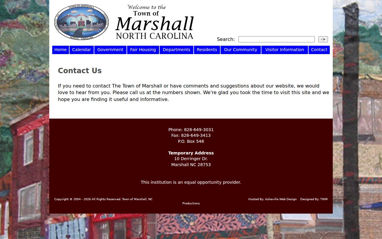 Marshall court docket contact distinction for Town administration and Madison County Clerk records